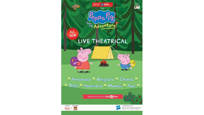 Embark on an exciting journey with ‘PEPPA PIG’s Adventure’, brought to India by BookMyShow Live