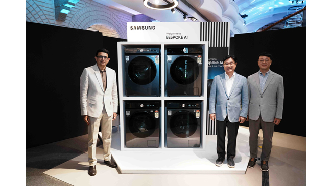 Samsung Launches 10 Large Capacity Bespoke AI Washing Machines for Indian Consumers