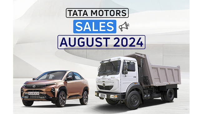 Tata Motors registered total sales of 71,693 units in August 2024