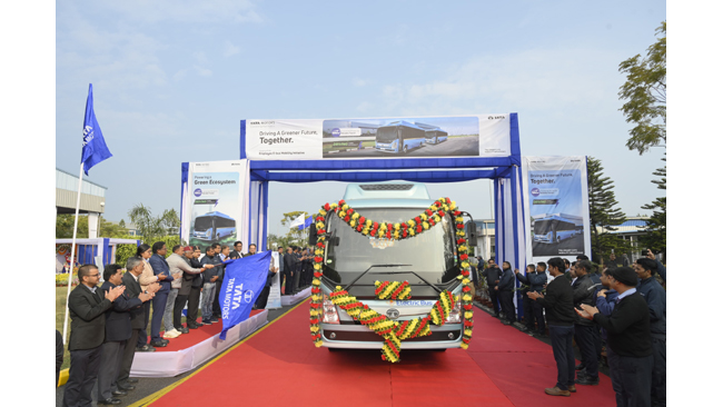 tata-motors-flags-off-electric-buses-for-workforce-transportation-in-pantnagar-reiterates-its-commitment-towards-carbon-neutrality