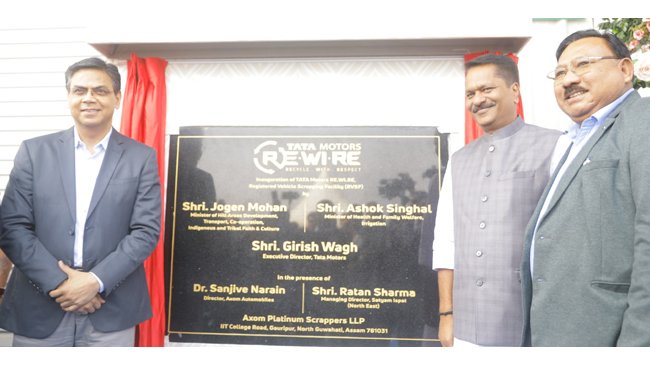 Tata Motors inaugurates cutting-edge registered vehicle scrapping facility in Guwahati