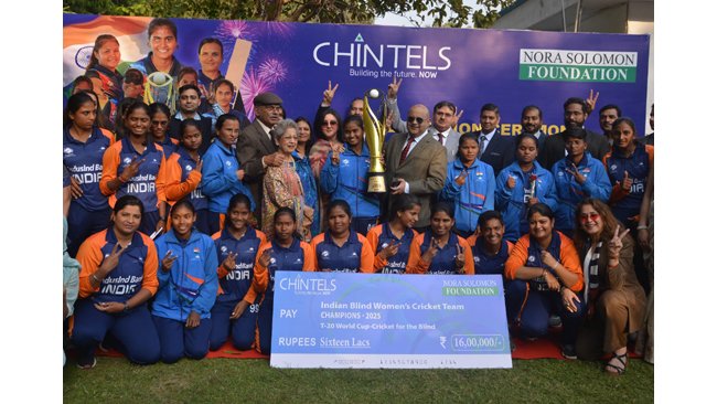 Indian Women’s Cricket Team for the Blind Felicitated for Historic T20 World Cup Victory