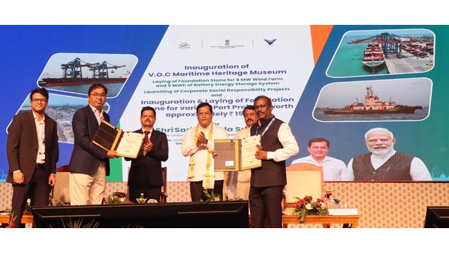 tata-motors-signs-mou-with-v-o-chidambaranar-port-authority-to-deploy-40-green-hydrogen-powered-heavy-duty-trucks