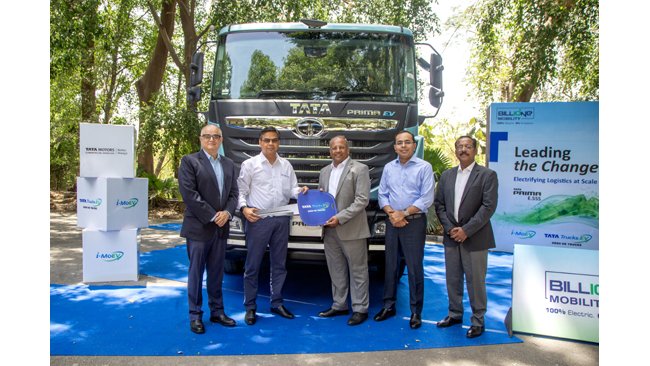 tata-motors-delivers-first-batch-of-electric-prima-e-55s-to-billione-mobility-advances-zero-emission-freight-transport