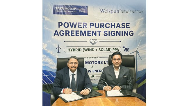 tata-motors-limited-and-welspun-renewable-energy-private-limited-partner-to-develop-86-mw-wind-solar-hybrid-project