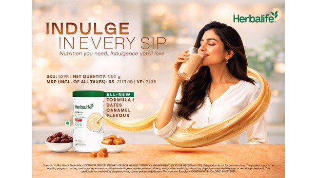 herbalife-india-introduces-dates-caramel-variant-in-its-formula-1-nutritional-shake-range