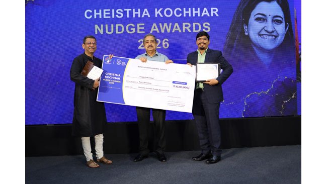 indian-school-of-public-policy-and-cheistha-kochhar-foundation-celebrate-behavioural-innovation-at-the-inaugural-cheistha-kochhar-nudge-awards-2026